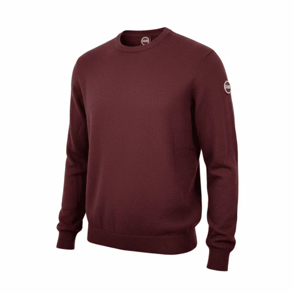 COLMAR Originals Πουλόβερ L | Crew Neck | Λογότυπο Μανικιού | Μπορντό